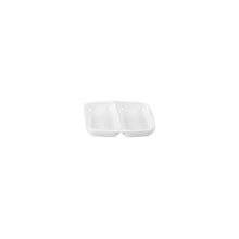 White Divided Sauce Dish