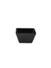 13 x 13 x 7 cm Black Square Bowl