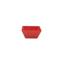 18 x 18 x 8.5 cm Red Square Bowl