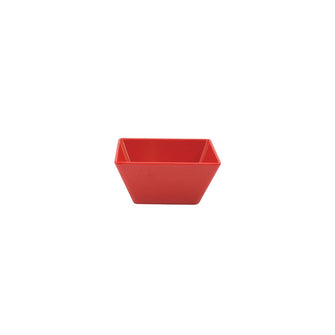 18 x 18 x 8.5 cm Red Square Bowl