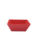 30 x 30 x 11.5 cm Red Square Bowl