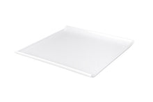 White Rectangular Platter with Lip 300mm