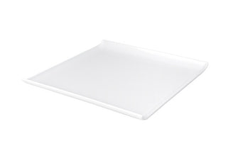 White Rectangular Platter with Lip 555mm