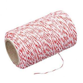 Kitchen Craft Butchers Twine Red and White 60M