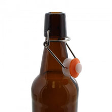 Amber Flip Top Bottle 500mL