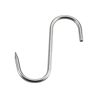 8cm Butchers Fixed Hook Stainless Steel