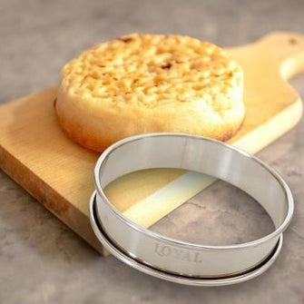 Stainless Steel Crumpet Ring 80mm