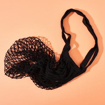E String Bags Long Handle Black
