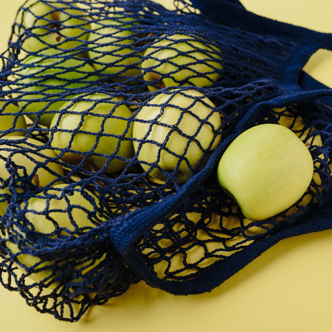 E String Bags Long Handle Navy Blue | Crock and Pickle Australia