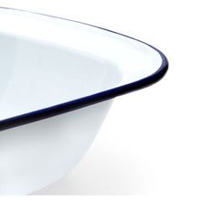 20cm Enamel Oblong Pie Dish Falcon Enamelware