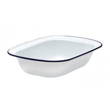 28cm Oblong Pie Dish Falcon Enamelware