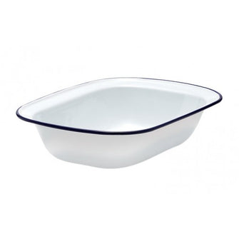 28cm Oblong Pie Dish Falcon Enamelware