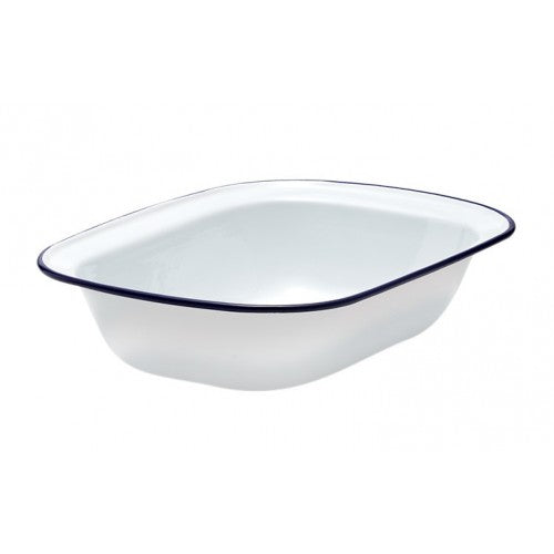 28cm Oblong Pie Dish Falcon Enamelware Crock and Pickle