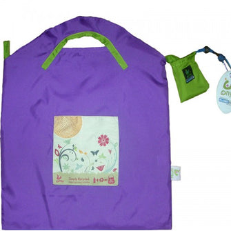 Onya Purple Small Shopping Bag Garden