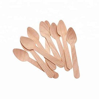 Wooden Teaspoon 11cm 100pk