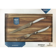 Laguiole Carving Set with Acacia Board