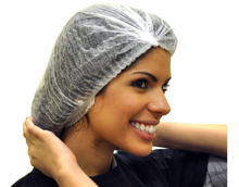 White Bouffant Disposable Cap