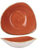 15.3cm Churchill Orange Bowl Triangular