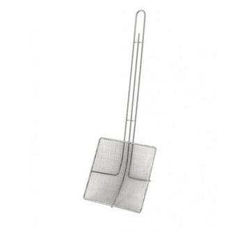 16 cm Fine Mesh Square Skimmer Chrome Plated
