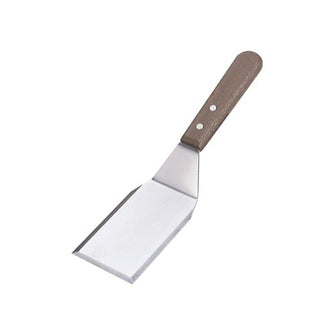 Griddle Scraper Wood Handle Chef Inox