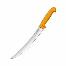 Victorinox Swibo Curved Stiff Butchers Knife 22cm Orange